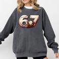 6 7 Six Seven American Baseball Graphic Comfort Colors Sweatshirt Pepper 6 7 Six Seven American Baseball Graphic Comfort Colors Sweatshirt Pepper