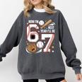 6 Year Old Birthday 67 Trend Baseball Now I’m 6 Next Year 7 Comfort Colors Sweatshirt Pepper 6 Year Old Birthday 67 Trend Baseball Now I’m 6 Next Year 7 Comfort Colors Sweatshirt Pepper