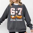 67 13 Year Old Official Teenager Baseball Boy 13th Birthday Comfort Colors Sweatshirt Pepper