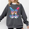 67 Baseball Drip Birthday Boy For Men Boys Kids Youth Comfort Colors Sweatshirt Pepper