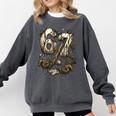 67 Baseball Six Seven Baseball 6 7 Kids Boys Girls Comfort Colors Sweatshirt Pepper