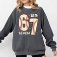 67 Baseball Six Seven 6 7 Meme Kids 67 Teen Boys 6-7 Comfort Colors Sweatshirt Pepper 67 Baseball Six Seven 6 7 Meme Kids 67 Teen Boys 6-7 Comfort Colors Sweatshirt Pepper