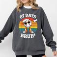 67 Days Of School Bruh Teacher Kids Dabbing Baseball Comfort Colors Sweatshirt Pepper 67 Days Of School Bruh Teacher Kids Dabbing Baseball Comfort Colors Sweatshirt Pepper