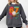 67 Ice Cream Drip Baseball Number 67 Player 67th Birthday Comfort Colors Sweatshirt Pepper 67 Ice Cream Drip Baseball Number 67 Player 67th Birthday Comfort Colors Sweatshirt Pepper