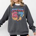 67 Ice Cream Drip Meme Baseball Comfort Colors Sweatshirt Pepper