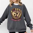 67 Ice Cream Drip Six Seven Baseball Premium Tri-Blend Comfort Colors Sweatshirt Pepper 67 Ice Cream Drip Six Seven Baseball Premium Tri-Blend Comfort Colors Sweatshirt Pepper