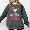 Ain’t No Drama Just a Loud & Proud Baseball Mom Comfort Colors Sweatshirt Pepper Ain’t No Drama Just a Loud & Proud Baseball Mom Comfort Colors Sweatshirt Pepper