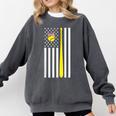 American Flag Baseball Mom Team Comfort Colors Sweatshirt Pepper American Flag Baseball Mom Team Comfort Colors Sweatshirt Pepper