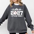 Back To School 2027 Baseball 2027 Graduation Class Of 2027 Comfort Colors Sweatshirt Pepper