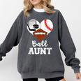 Ball Aunt Heart Football Baseball Hockey Game Day Comfort Colors Sweatshirt Pepper Ball Aunt Heart Football Baseball Hockey Game Day Comfort Colors Sweatshirt Pepper