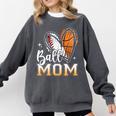 Ball Mom Heart Basketball Baseball Mom Premium Comfort Colors Sweatshirt Pepper Ball Mom Heart Basketball Baseball Mom Premium Comfort Colors Sweatshirt Pepper