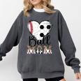 Ball Mom Heart Soccer Baseball Mom Comfort Colors Sweatshirt Pepper Ball Mom Heart Soccer Baseball Mom Comfort Colors Sweatshirt Pepper