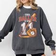 This Baller Is Now 11 Year Baseball Player 11th Birthday Boy Comfort Colors Sweatshirt Pepper