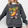 Banana Baseball Cartoon Cool Sports Kids Teens Comfort Colors Sweatshirt Pepper Banana Baseball Cartoon Cool Sports Kids Teens Comfort Colors Sweatshirt Pepper