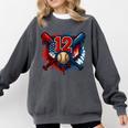 Baseball 12 Year Old Splash Drip 12th Birthday Boy Number 12 Comfort Colors Sweatshirt Pepper Baseball 12 Year Old Splash Drip 12th Birthday Boy Number 12 Comfort Colors Sweatshirt Pepper