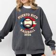 Baseball 2026 Puerto Rico Island Pride Sports Theme Comfort Colors Sweatshirt Pepper Baseball 2026 Puerto Rico Island Pride Sports Theme Comfort Colors Sweatshirt Pepper