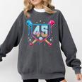 Baseball 45 Year Old Ice Cream Drip 45th Birthday Number 45 Comfort Colors Sweatshirt Pepper Baseball 45 Year Old Ice Cream Drip 45th Birthday Number 45 Comfort Colors Sweatshirt Pepper
