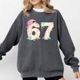 Baseball 67 Dripping Six Seven Drip Boys Gen Z Comfort Colors Sweatshirt Pepper Baseball 67 Dripping Six Seven Drip Boys Gen Z Comfort Colors Sweatshirt Pepper