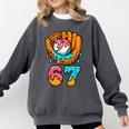 Baseball 67 Ice Cream Drip 67 Six Seven Meme 67th Birthday Comfort Colors Sweatshirt Pepper Baseball 67 Ice Cream Drip 67 Six Seven Meme 67th Birthday Comfort Colors Sweatshirt Pepper