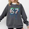 Baseball 67 Six Seven Gen Alpha Meme Blue Drip Boys Comfort Colors Sweatshirt Pepper Baseball 67 Six Seven Gen Alpha Meme Blue Drip Boys Comfort Colors Sweatshirt Pepper