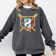 Baseball 8 Year Old Ice Cream Drip 8th Birthday Boy Number 8 Comfort Colors Sweatshirt Pepper Baseball 8 Year Old Ice Cream Drip 8th Birthday Boy Number 8 Comfort Colors Sweatshirt Pepper