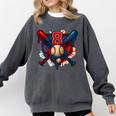 Baseball 8 Year Old Splash Drip 8th Birthday Boy Number 8 Comfort Colors Sweatshirt Pepper Baseball 8 Year Old Splash Drip 8th Birthday Boy Number 8 Comfort Colors Sweatshirt Pepper