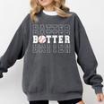 Baseball Batter Team Player Sport Lover Family Friends Fans Comfort Colors Sweatshirt Pepper Baseball Batter Team Player Sport Lover Family Friends Fans Comfort Colors Sweatshirt Pepper