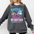 Baseball Or Bows Big Brother Loves You Gender Pink Or Blue Comfort Colors Sweatshirt Pepper Baseball Or Bows Big Brother Loves You Gender Pink Or Blue Comfort Colors Sweatshirt Pepper