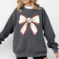 Baseball Coquette Bow Cute Baseball Game Comfort Colors Sweatshirt Pepper Baseball Coquette Bow Cute Baseball Game Comfort Colors Sweatshirt Pepper