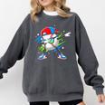 Baseball Dabbing Sports For Boys And Girls Game Day Comfort Colors Sweatshirt Pepper