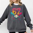 Baseball Drip 6 7 Number 67 Six Seven Meme Boys Kids Comfort Colors Sweatshirt Pepper Baseball Drip 6 7 Number 67 Six Seven Meme Boys Kids Comfort Colors Sweatshirt Pepper