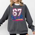 Baseball Drip 67 Meme Six Seven 6-7 Gen Alpha Slang Comfort Colors Sweatshirt Pepper