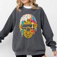 Baseball Drip For Boys Ice Cream Drip Youth Boys Catcher's Comfort Colors Sweatshirt Pepper Baseball Drip For Boys Ice Cream Drip Youth Boys Catcher's Comfort Colors Sweatshirt Pepper