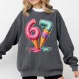 Baseball Drip Ice Cream 67 Comfort Colors Sweatshirt Pepper