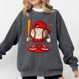 Baseball Drip Ice Cream Apparel Boys Kids Valentines Day Comfort Colors Sweatshirt Pepper