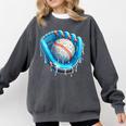 Baseball Drip Ice Cream Glove With Sprinkles Ball Boys Youth Comfort Colors Sweatshirt Pepper Baseball Drip Ice Cream Glove With Sprinkles Ball Boys Youth Comfort Colors Sweatshirt Pepper