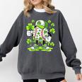 Baseball Drip Ice Cream Shamrock Irish St Patricks Men Comfort Colors Sweatshirt Pepper Baseball Drip Ice Cream Shamrock Irish St Patricks Men Comfort Colors Sweatshirt Pepper
