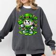 Baseball Drip Icecream Apparel Youth Boy St Patrick Day Comfort Colors Sweatshirt Pepper Baseball Drip Icecream Apparel Youth Boy St Patrick Day Comfort Colors Sweatshirt Pepper