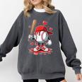 Baseball Drip Icecream Apparel Youth Boy Valentine Comfort Colors Sweatshirt Pepper Baseball Drip Icecream Apparel Youth Boy Valentine Comfort Colors Sweatshirt Pepper