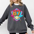 Baseball Drip Jersey Number 67 For Players & 67th Birthday Comfort Colors Sweatshirt Pepper Baseball Drip Jersey Number 67 For Players & 67th Birthday Comfort Colors Sweatshirt Pepper