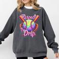 Baseball Drip Respect The Drip Purple Ice Cream Sprinkles Comfort Colors Sweatshirt Pepper