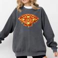 Baseball Dripping Waffle Field Comfort Colors Sweatshirt Pepper Baseball Dripping Waffle Field Comfort Colors Sweatshirt Pepper