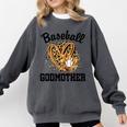 Baseball Godmother Leopard Heart Baseball Mom Game Day Comfort Colors Sweatshirt Pepper Baseball Godmother Leopard Heart Baseball Mom Game Day Comfort Colors Sweatshirt Pepper