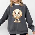 Baseball With Heart Hands Love Cute Baseball Comfort Colors Sweatshirt Pepper Baseball With Heart Hands Love Cute Baseball Comfort Colors Sweatshirt Pepper
