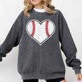 Baseball Heart Love Sport Valentines Day Men Women Boys Kids Comfort Colors Sweatshirt Pepper Baseball Heart Love Sport Valentines Day Men Women Boys Kids Comfort Colors Sweatshirt Pepper