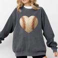 Baseball Heart Shape Valentines Day Love Boys Kids Men Comfort Colors Sweatshirt Pepper Baseball Heart Shape Valentines Day Love Boys Kids Men Comfort Colors Sweatshirt Pepper