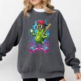 Baseball Ice Cream Drip Boys And Girls Batter Game Day Comfort Colors Sweatshirt Pepper Baseball Ice Cream Drip Boys And Girls Batter Game Day Comfort Colors Sweatshirt Pepper