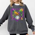 Baseball Ice Cream Drip Boys Mardi Gras Carnival Party Mask Comfort Colors Sweatshirt Pepper Baseball Ice Cream Drip Boys Mardi Gras Carnival Party Mask Comfort Colors Sweatshirt Pepper