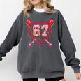 Baseball Ice Cream Drip Number 67 Meme Valentine Couple Love Comfort Colors Sweatshirt Pepper Baseball Ice Cream Drip Number 67 Meme Valentine Couple Love Comfort Colors Sweatshirt Pepper