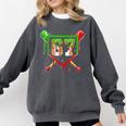 Baseball Ice Cream Drip Number 67 Player 6 7 Christmas Pjs Comfort Colors Sweatshirt Pepper Baseball Ice Cream Drip Number 67 Player 6 7 Christmas Pjs Comfort Colors Sweatshirt Pepper